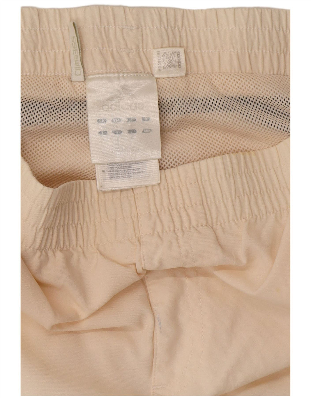 Adidas Mens Clima 365 Sport Shorts Pequeno Off White Poliéster