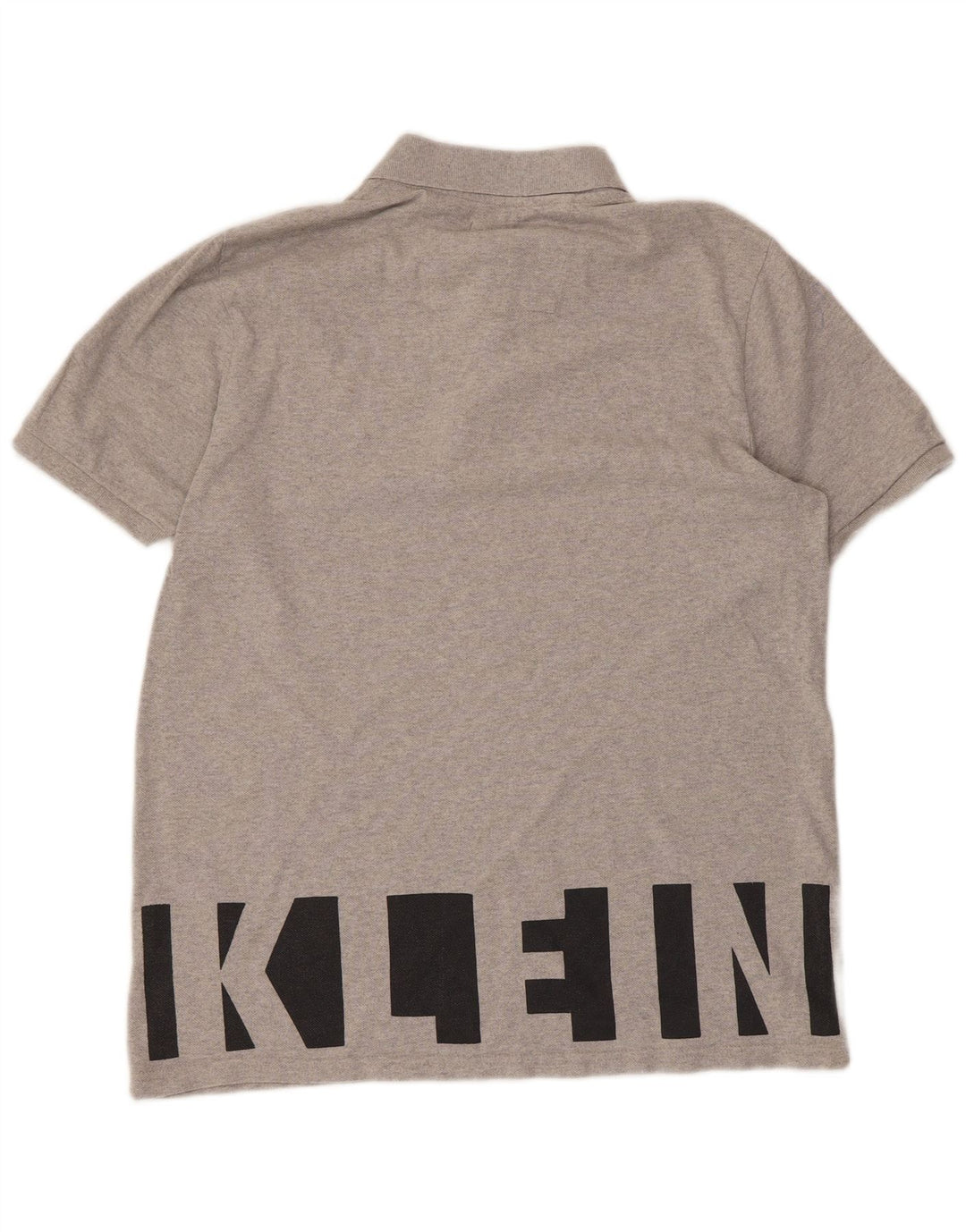 Camisa polo masculina CALVIN KLEIN JEANS algodão cinza médio