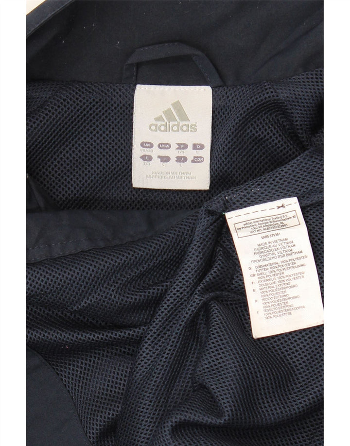 Adidas Mens Tracksuit Top Jacket UK 38/40 Médio Azul Marinho Colorblock
