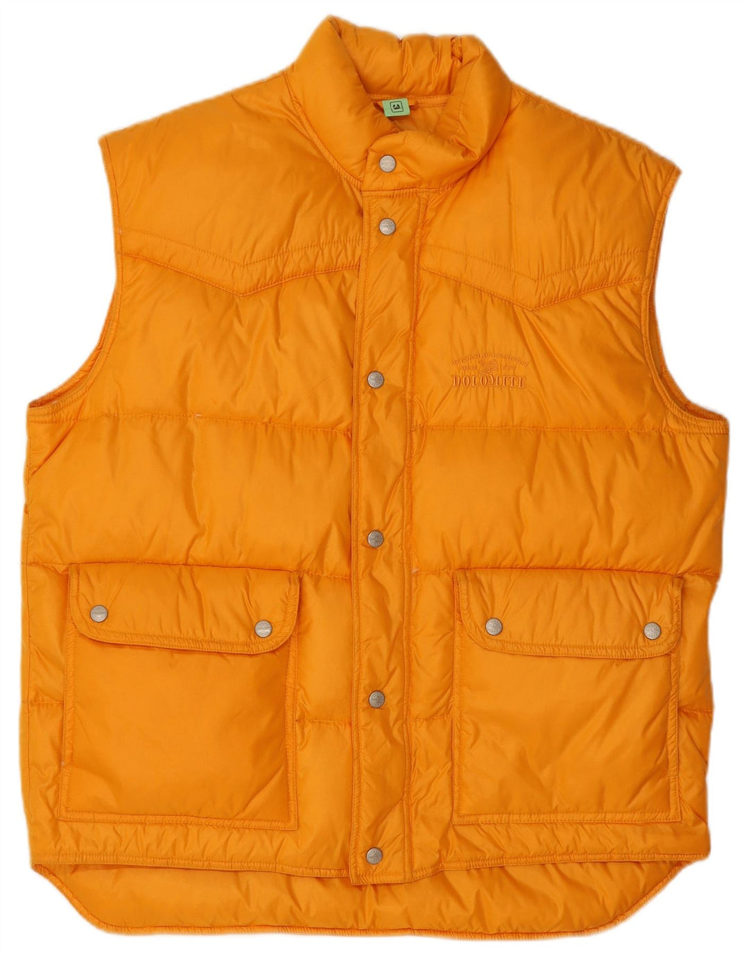 Colete acolchoado masculino Dolomite UK 40 grande nylon laranja