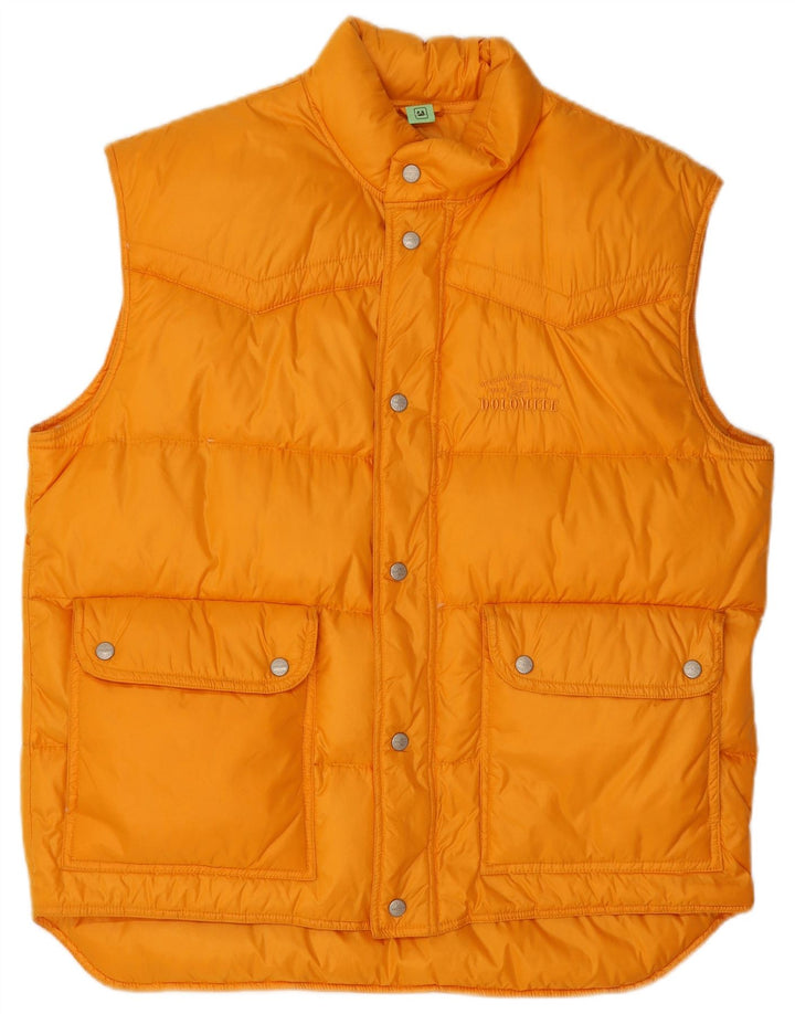 Colete acolchoado masculino Dolomite UK 40 grande nylon laranja