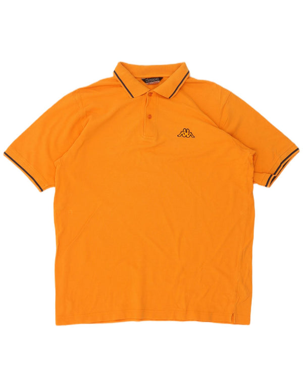 Camisa polo masculina Kappa 2XL algodão laranja