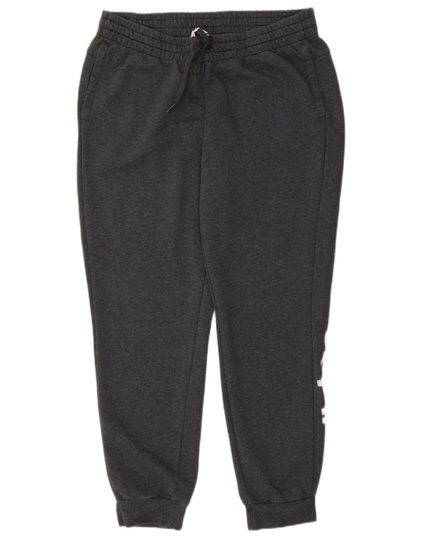 Adidas feminino gráfico calças de treino joggers reino unido 20/22 xl algodão cinza