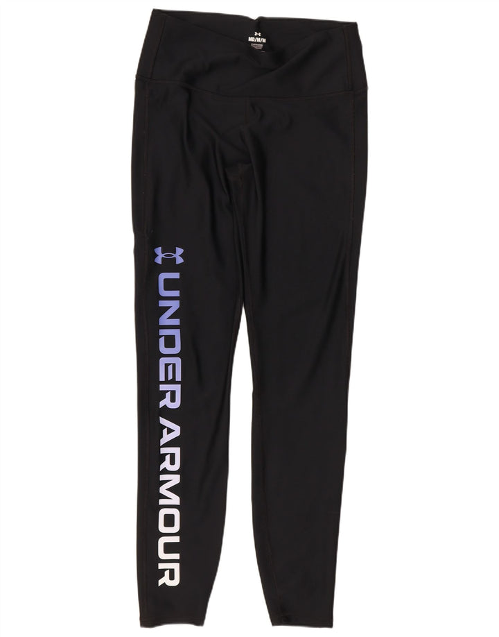 Under Armour Womens Compression Graphic Leggings Reino Unido 12 Médio Preto