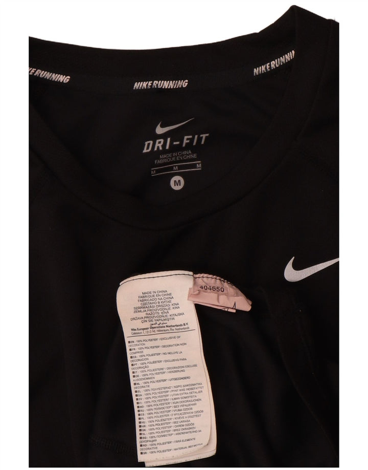 Camiseta Nike Masculina Dri Fit Top Médio Poliéster Preto