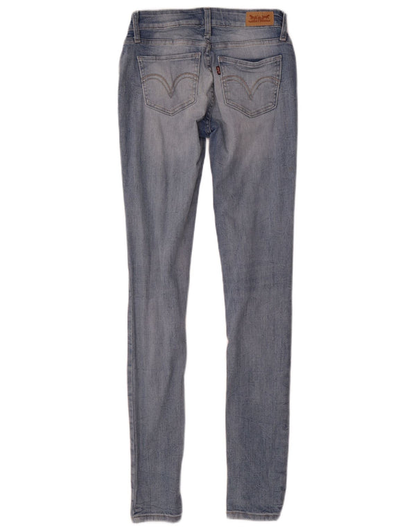 Legging feminina Levi's skinny jeans W25 L32 azul algodão