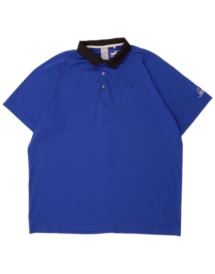 Camisa polo masculina PUMA 3XL poliéster azul