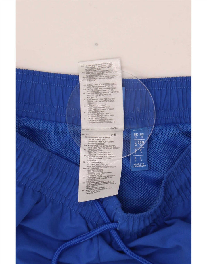 Shorts esportivos masculinos Adidas pequeno azul poliéster