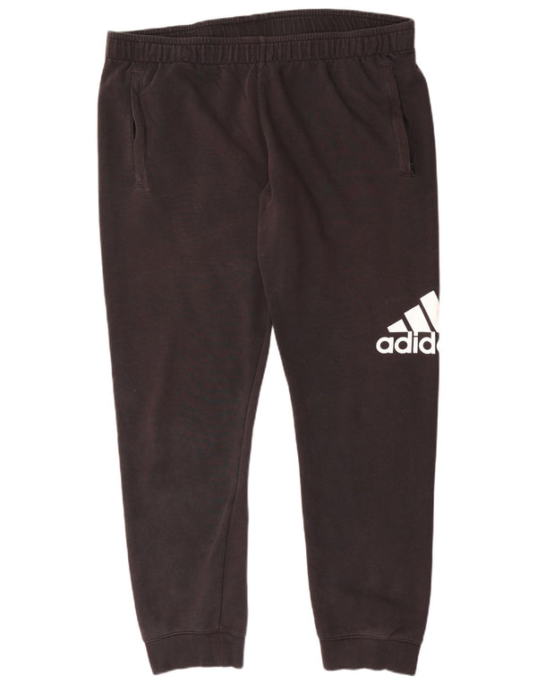 Adidas Mens Climalite Graphic Calças de treino Joggers XL algodão preto