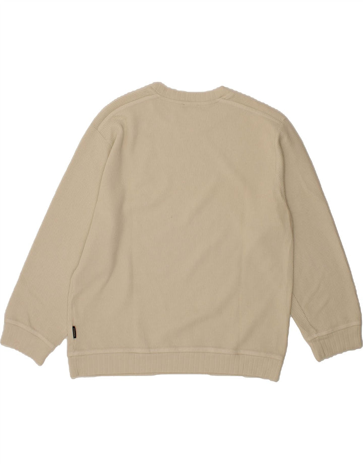 LERROS Mens Sweatshirt Jumper XL Beige Cotton Vintage Lerros and Second-Hand Lerros from Messina Hembry 