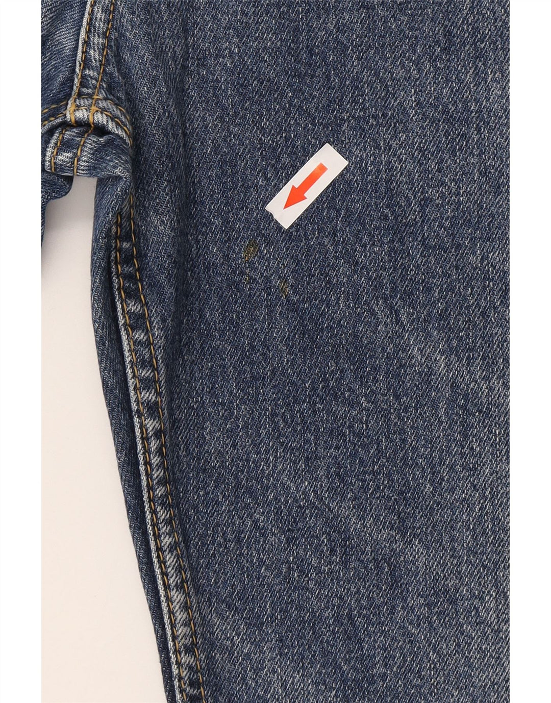 Lee Mens Straight Jeans W32 L30 Azul Algodão