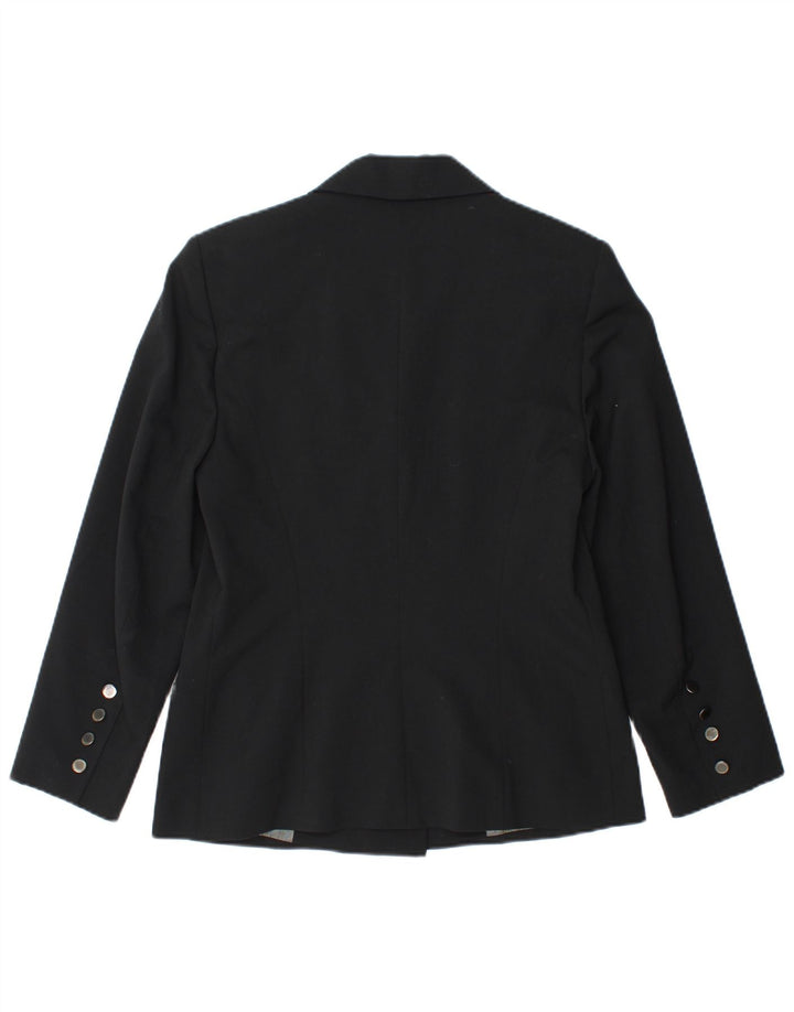 Blazer feminino Cacharel com peito duplo IT 38 XS poliéster preto