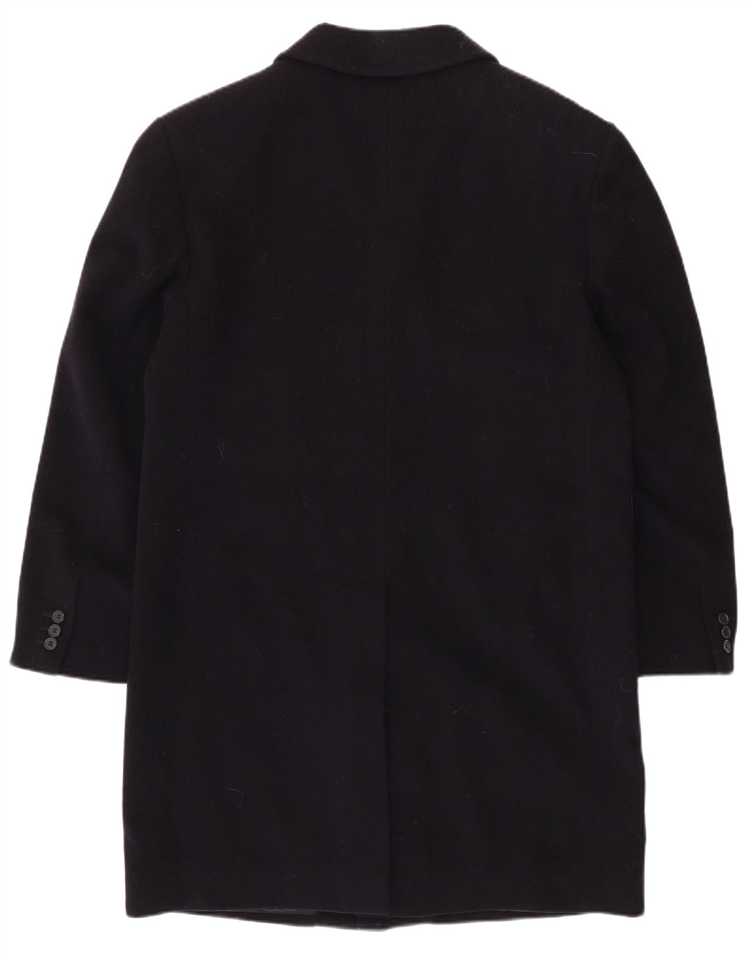 Sobretudo masculino VINTAGE UK 40 grande lã azul marinho