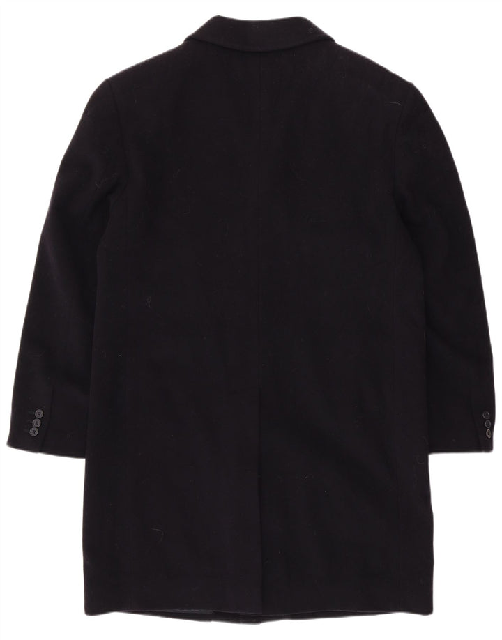 Sobretudo masculino VINTAGE UK 40 grande lã azul marinho