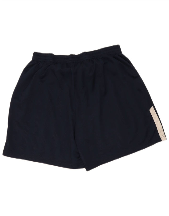 Shorts esportivos masculinos Nike XL azul marinho colorblock poliéster