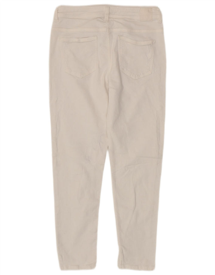 Calça jeans skinny feminina Zara EU 40 médio W30 L26 branco