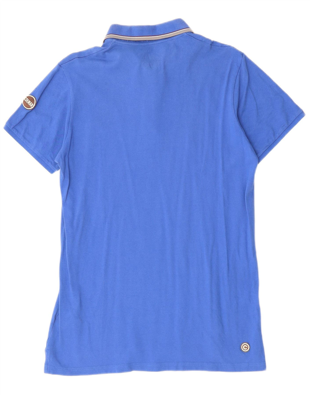 Camisa polo masculina COLMAR algodão azul médio