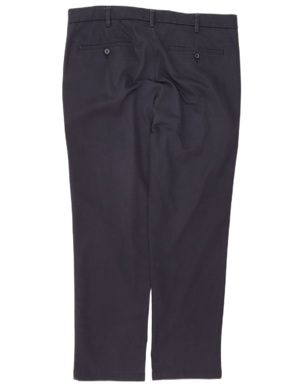 Calça Chino Dockers Masculina Slim Tapered W36 L30 Azul Marinho Algodão