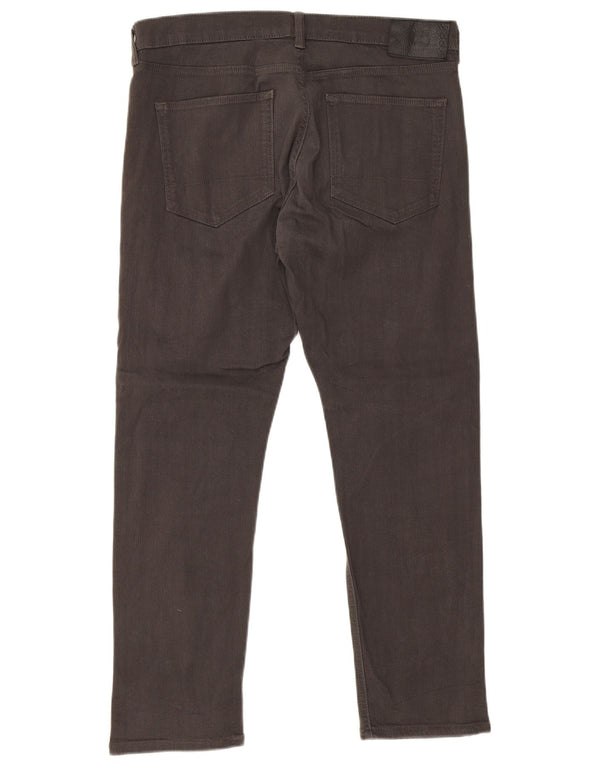 Marks & Spencer Mens Slim Jeans W36 L29 Algodão Cinza