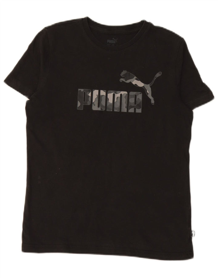 Camiseta PUMA Meninos Graphic 13-14 Anos Preto