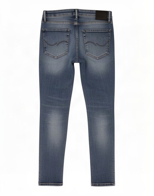 Jack & Jones Masculino Liam Distressed Jeans Skinny W33 L30 Azul
