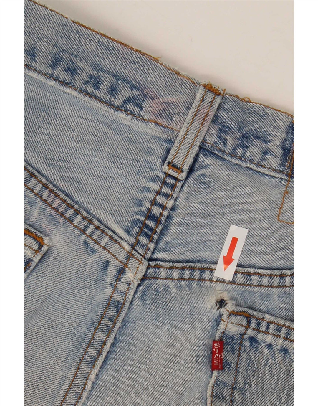 Shorts jeans feminino Levi's W28 azul médio