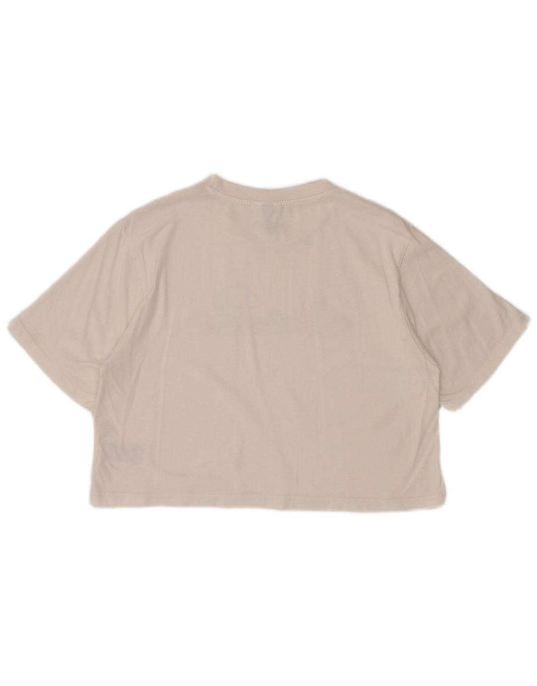 Camiseta feminina ELLESSE com estampa gráfica UK 12 algodão branco médio