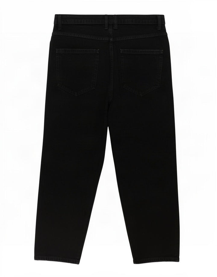 Zara Mens Capri Jeans EU 38 Pequeno W30 L22 Preto
