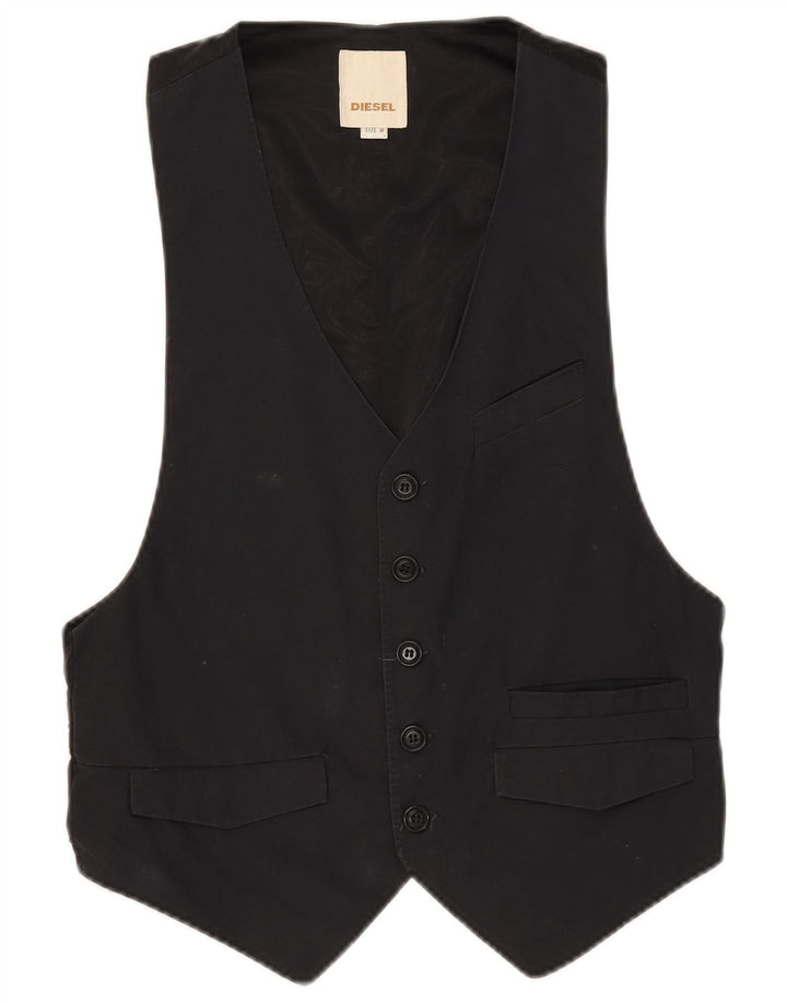 Colete Diesel Feminino UK 12 Médio Preto