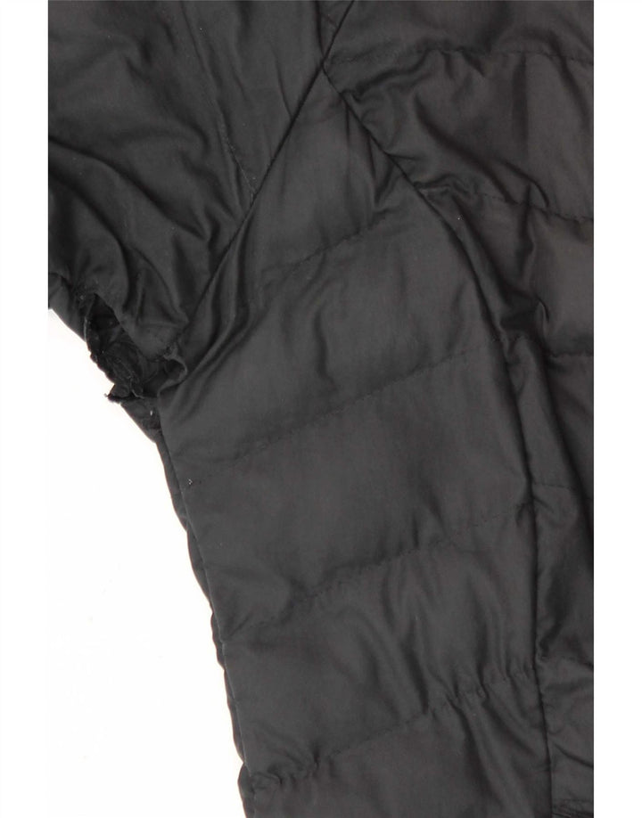 Jaqueta acolchoada com capuz feminina Columbia UK 16 grande poliéster preto