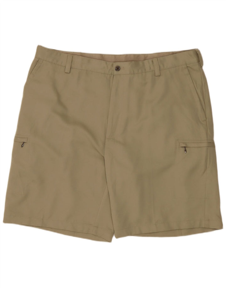 Shorts cargo masculino IZOD W40 XL poliéster bege