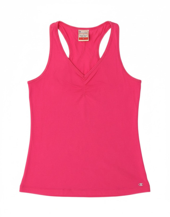 CHAMPION Colete Feminino Top UK 14 Médio Rosa
