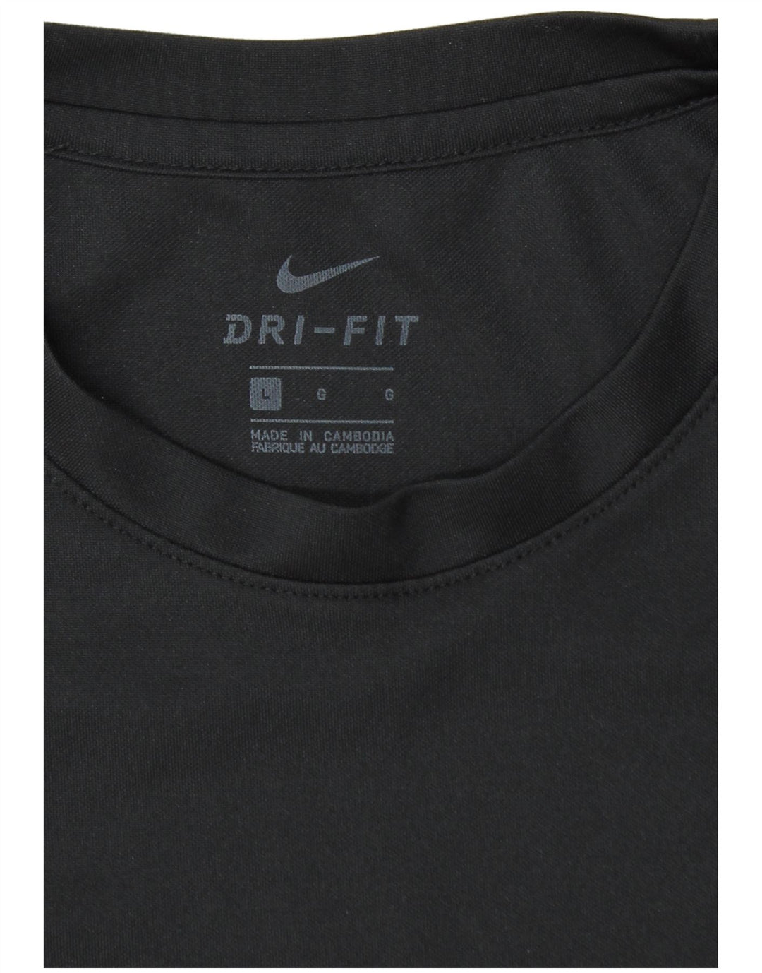 Camiseta Nike Masculina Dri Fit Top Grande Preto