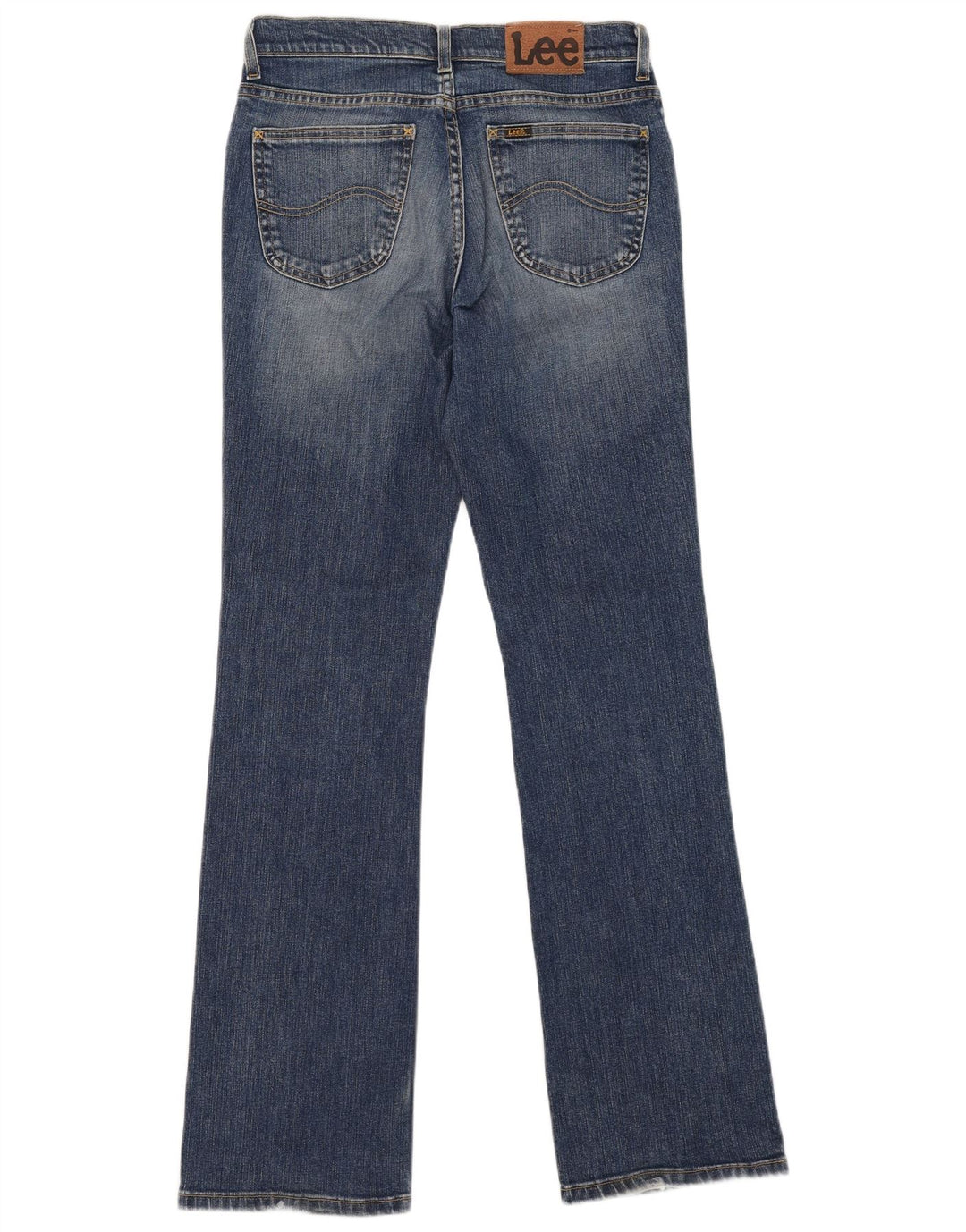 Lee Womens REED Bootcut Jeans W33 L34 Azul Algodão