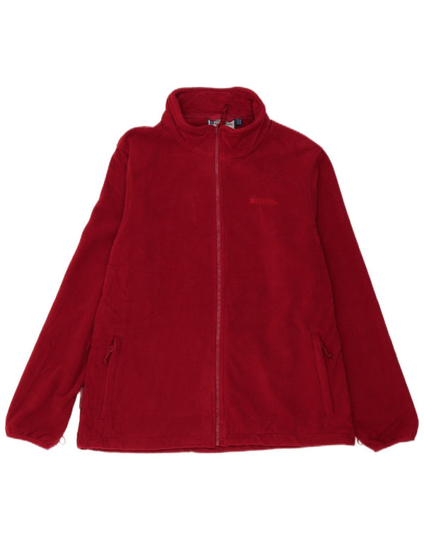 Jaqueta de lã com forro feminino Mountain Warehouse Reino Unido 18 XL Borgonha Poliéster