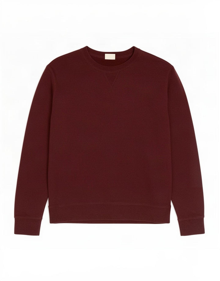 Suéter masculino Marks & Spencer de algodão Borgonha XL