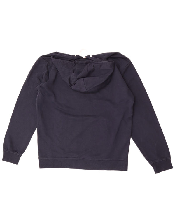 Suéter Ellesse masculino com capuz gráfico XL azul marinho algodão