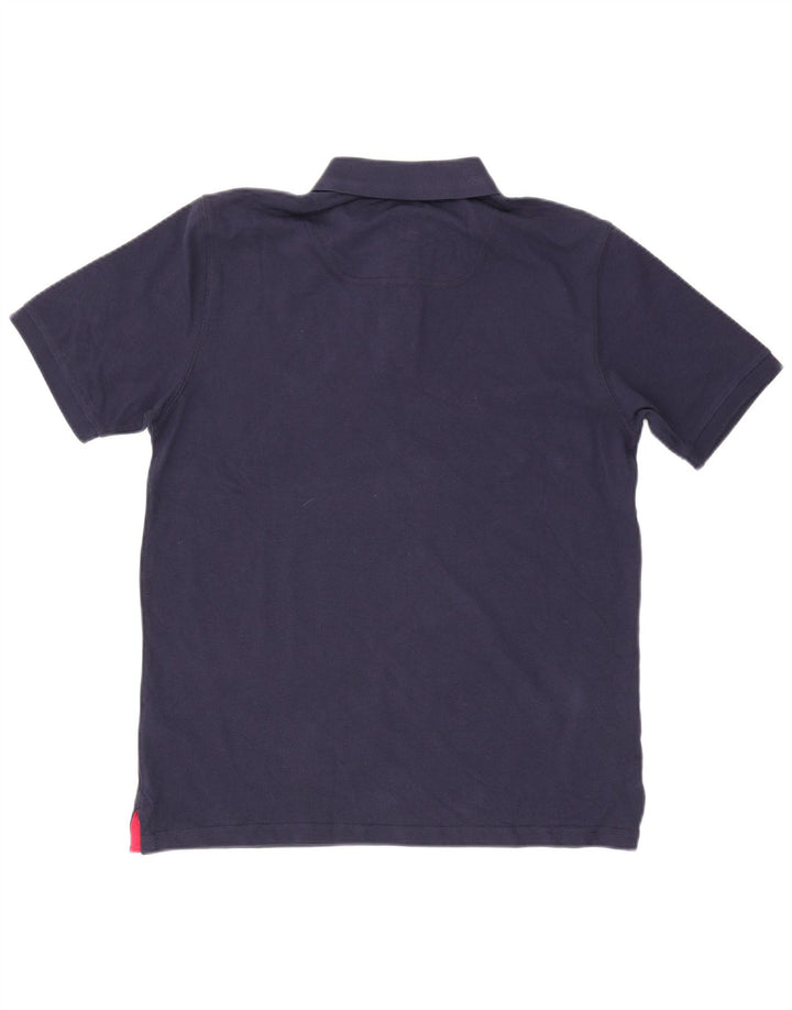 Camisa polo masculina Joules Classic Fit médio algodão azul marinho
