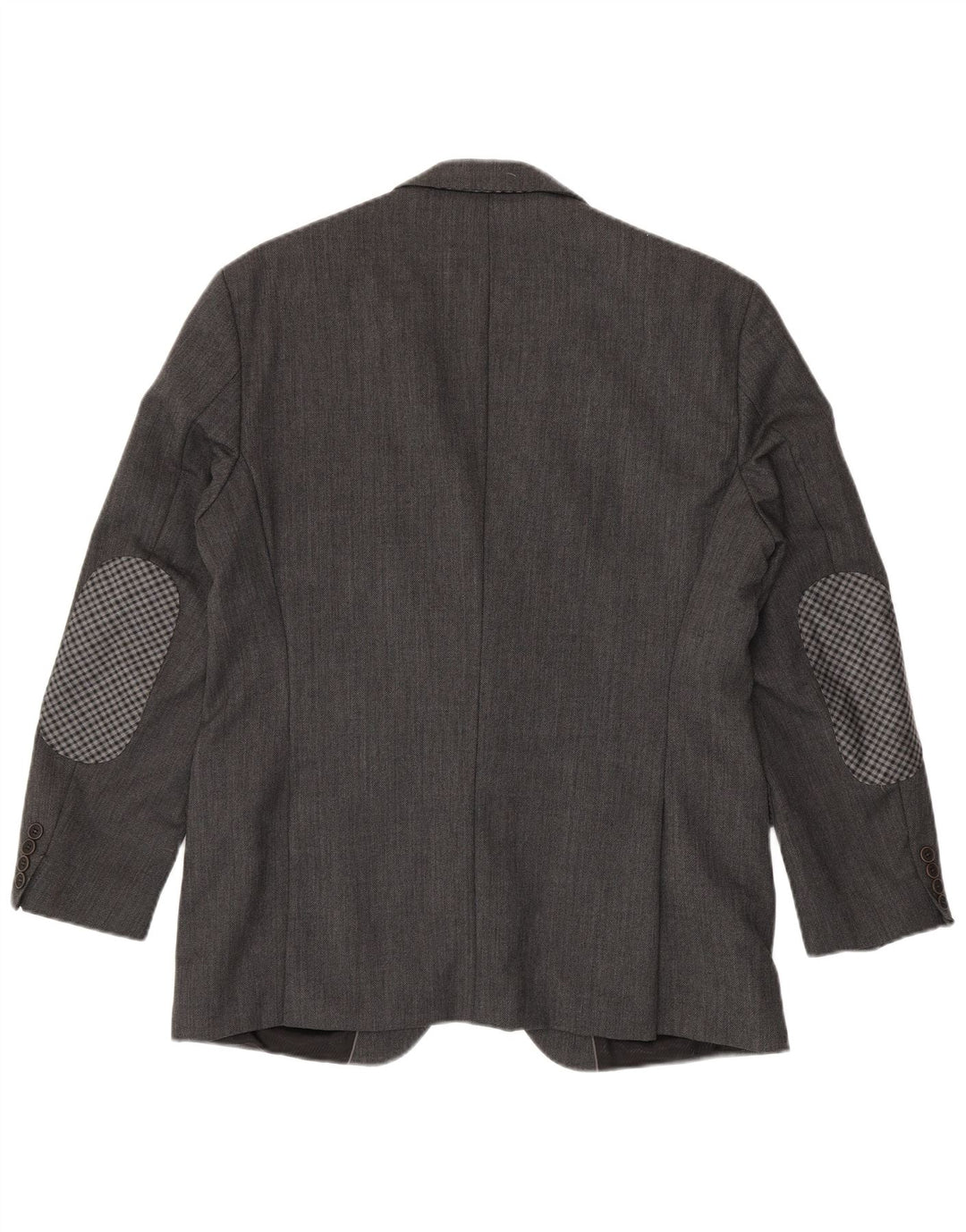 Jaqueta Blazer Masculina Hugo Boss com 2 Botões EU 52 XL Lã Virgem Cinza