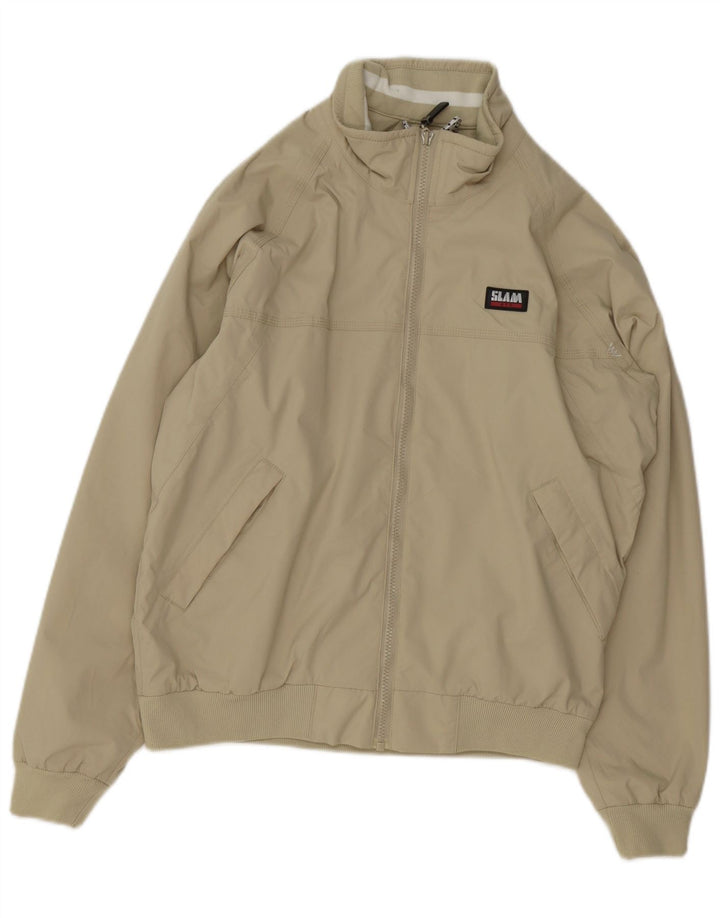 Jaqueta bomber masculina Slam UK 36 nylon verde pequeno