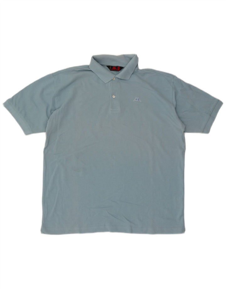 Camisa polo masculina Kappa XL algodão azul