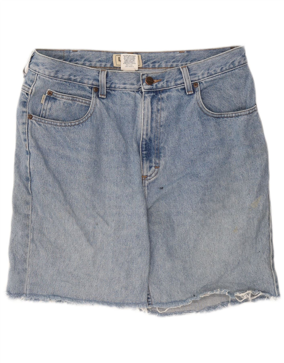 Shorts jeans masculino L.L.BEAN W34 grande algodão azul