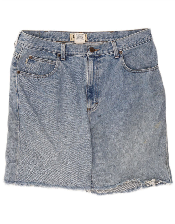 Shorts jeans masculino L.L.BEAN W34 grande algodão azul