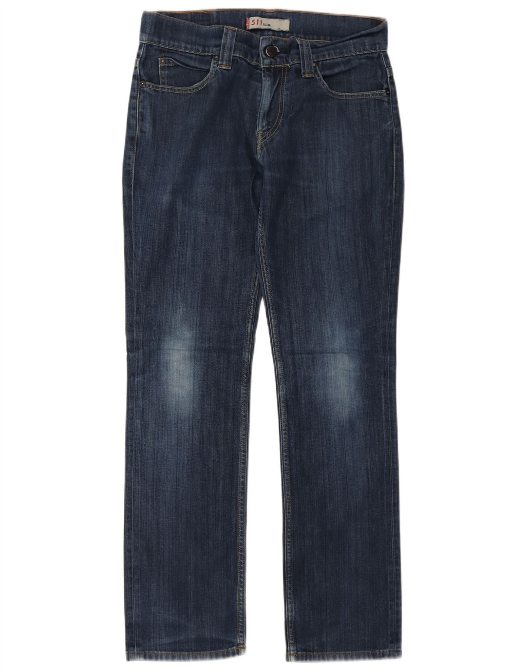 Levi's Masculino 511 Slim Jeans W32 L32 Azul Algodão