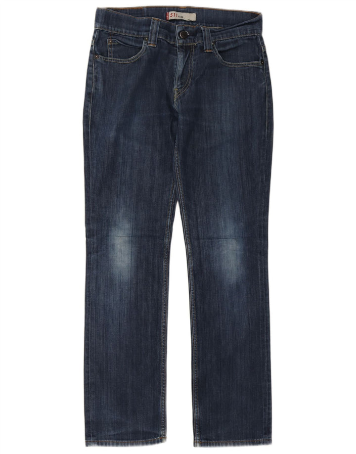 Levi's Masculino 511 Slim Jeans W32 L32 Azul Algodão