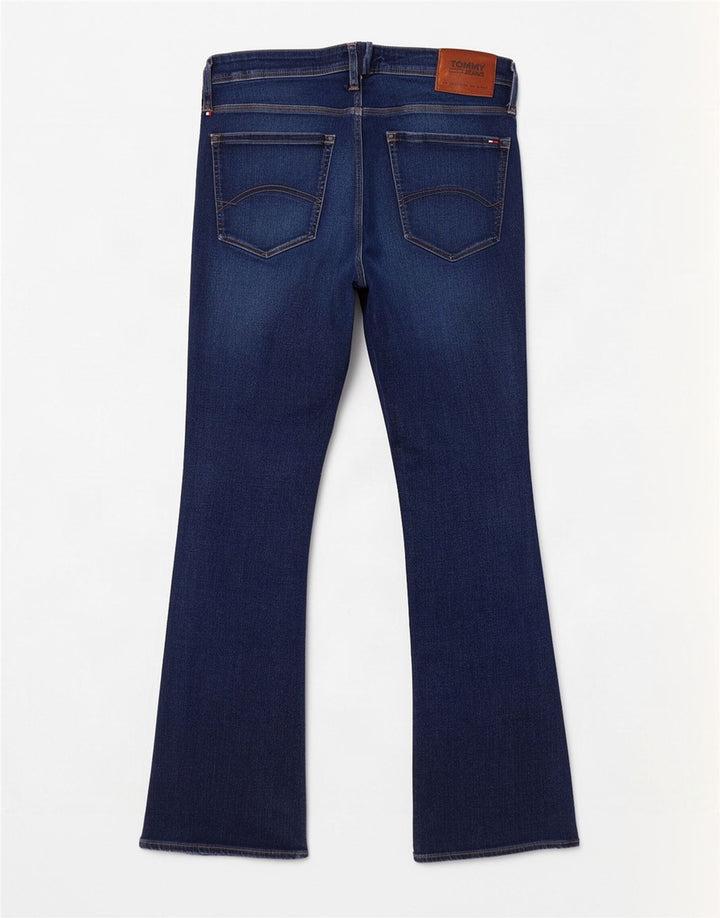 Tommy Hilfiger Masculino Bootcut Jeans W34 L32 Azul Algodão