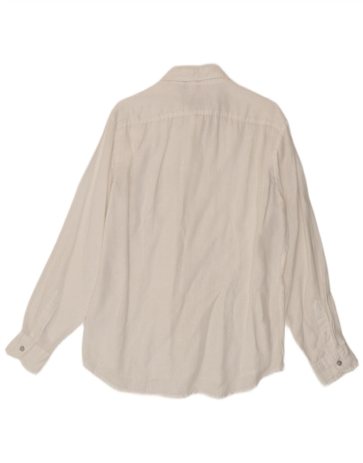 Camisa masculina Carrera grande branca