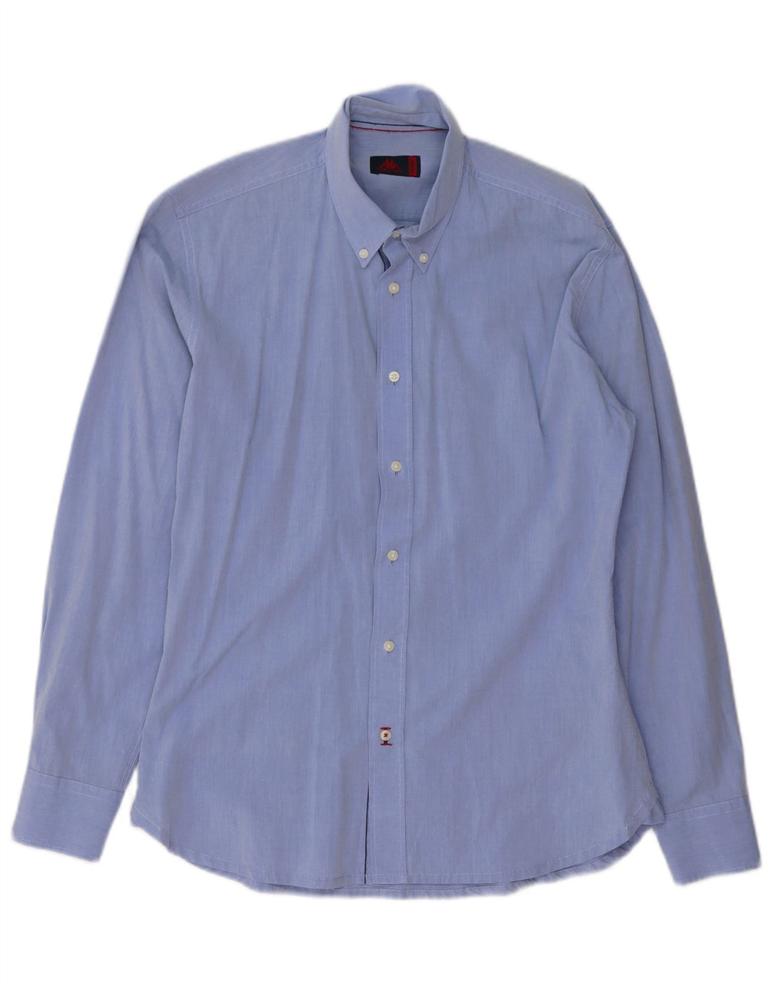 Camisa masculina KAPPA algodão azul médio