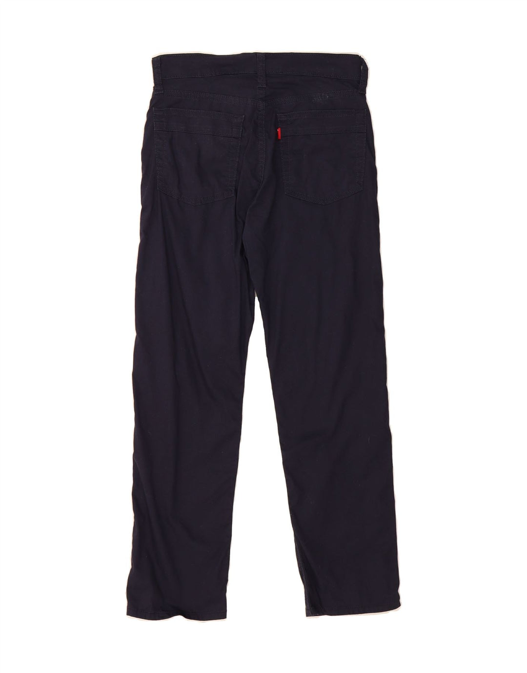 LEVI'S Womens Straight Casual Trousers W26 L25 Navy Blue Vintage Levi's and Second-Hand Levi's from Messina Hembry 