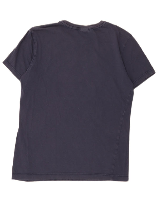 Camiseta gráfica masculina G-Star Top pequeno azul marinho
